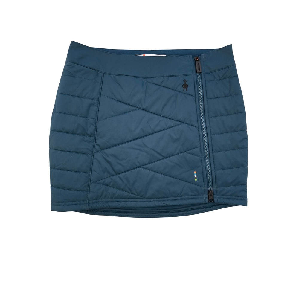 NWT Smartwool Women's Smartloft Wool Insulated Zip Mini Skirt Twilight Blue XS